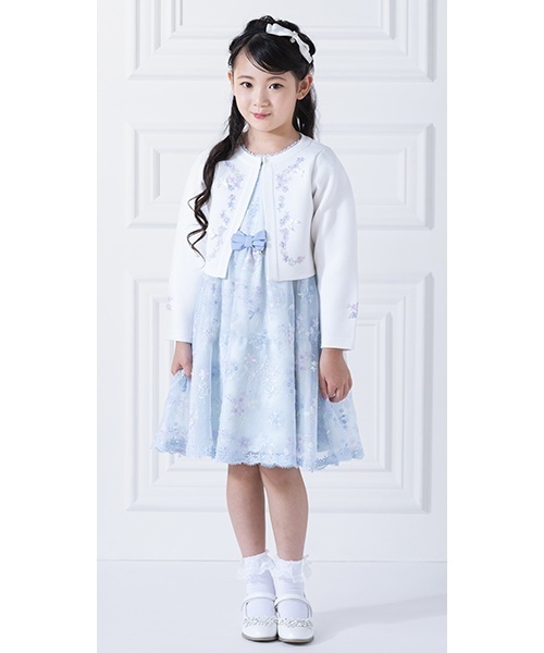 花刺しゅう ニットボレロ（スーツジャケット）｜mezzo piano