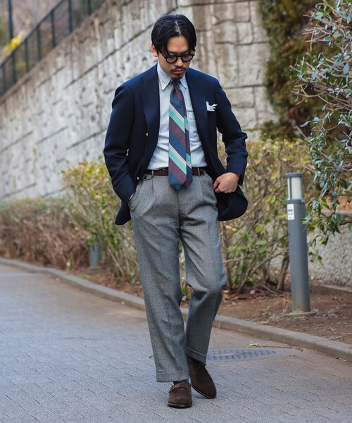 HANDMADE SAVILE CLIFFORD ウールモヘヤ ブレザー（テーラード