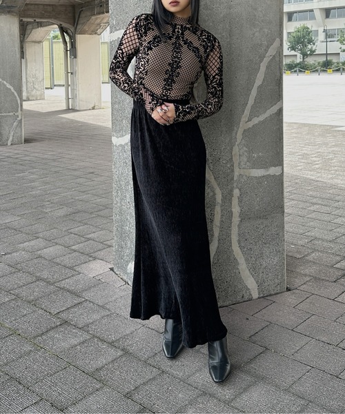 LVEU.（ラブユ.）の「【LVEU.】レースデザインボディスーツ / トップス