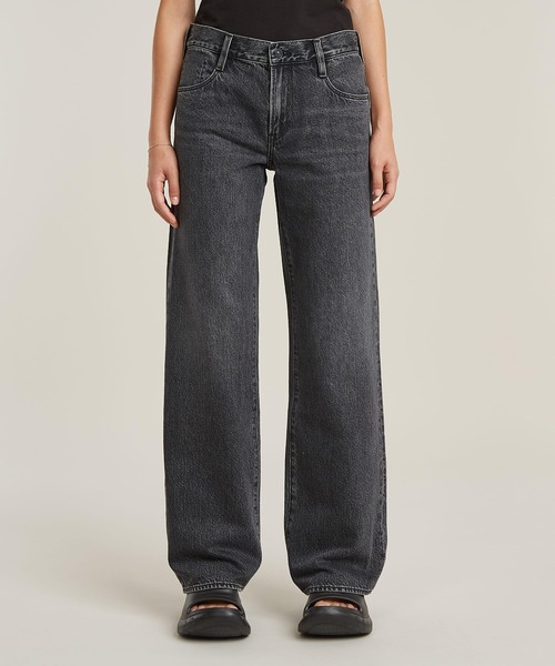 JUDEE LOOSE LOW WAIST JEANS/ワイドルーズストレートジーンズ/L28