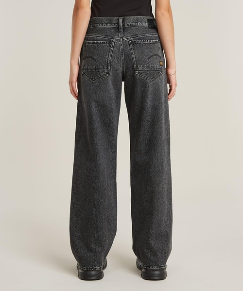 G-STAR(ジースター)の「JUDEE LOOSE LOW WAIST JEANS/ワイドルーズストレートジーンズ/L28(デニムパンツ・レディース・ブラック系その他・24inch/25inch/26inch/27inch/23inch)」の2枚目の写真