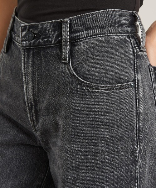 G-STAR(ジースター)の「JUDEE LOOSE LOW WAIST JEANS/ワイドルーズストレートジーンズ/L28(デニムパンツ・レディース・ブラック系その他・24inch/25inch/26inch/27inch/23inch)」の4枚目の写真