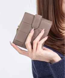 BELLIES YORK（ベリーズヨーク）の「【BELLIES YORK/ベリーズヨーク】イタリアン シープスキン 財布 がま口 イントレチャート 2つ折り 小銭入れ付（財布）」