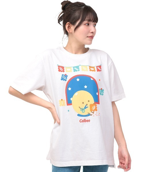 チチカカ（チチカカ）の「「カルビー」コラボレーション第2弾Tシャツ【ユニセックス】（Tシャツ/カットソー・レディース・グリーン/イエロー・FREE）」の7枚目の写真