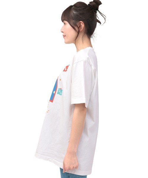 チチカカ（チチカカ）の「「カルビー」コラボレーション第2弾Tシャツ【ユニセックス】（Tシャツ/カットソー・レディース・グリーン/イエロー・FREE）」の8枚目の写真