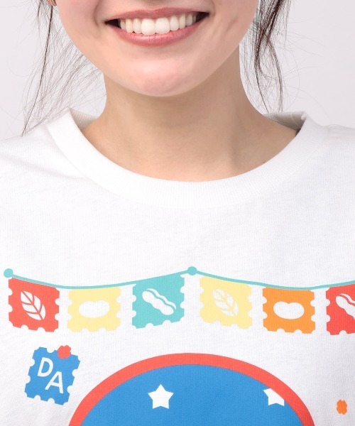 チチカカ（チチカカ）の「「カルビー」コラボレーション第2弾Tシャツ【ユニセックス】（Tシャツ/カットソー・レディース・グリーン/イエロー・FREE）」の10枚目の写真