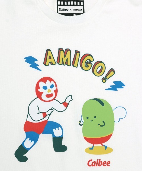 チチカカ（チチカカ）の「「カルビー」コラボレーション第2弾Tシャツ【ユニセックス】（Tシャツ/カットソー・レディース・グリーン/イエロー・FREE）」の12枚目の写真