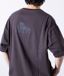 【KELTY×GLOSTER】別注 ケルティワンポイントワッペン バックプリントTシャツ