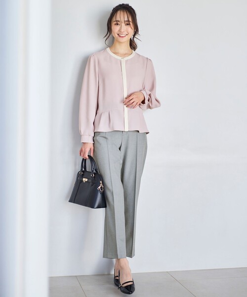 ANY SIS(エニィスィス)の「【洗える】褒めらレディテーパード パンツ(その他パンツ・レディース・ベージュ系/ネイビー系6/ネイビー系/ライトグレー系6/ピンク系・4)」の16枚目の写真