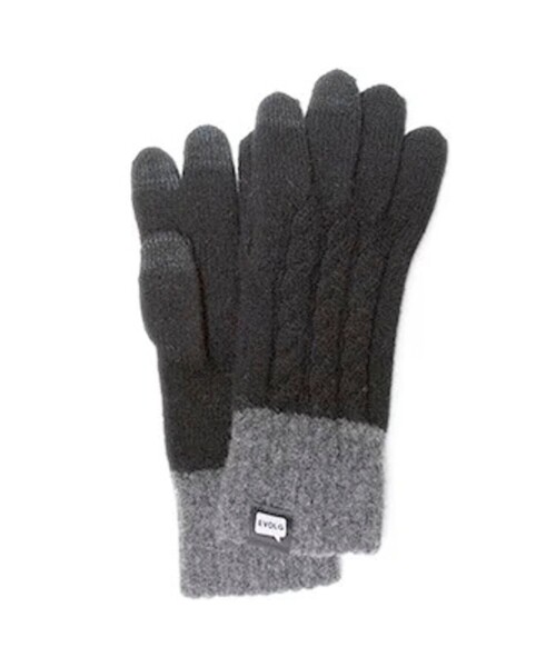 EVOLG(エヴォログ)の「【EVOLG/エヴォログ】LET2517 MINOS ニットグローブ 手袋(手袋・メンズ・ブラック/ネイビー/グレー/アイボリー・FREE)」の3枚目の写真