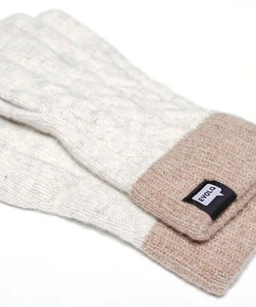 EVOLG(エヴォログ)の「【EVOLG/エヴォログ】LET2517 MINOS ニットグローブ 手袋(手袋・メンズ・ブラック/ネイビー/グレー/アイボリー・FREE)」の10枚目の写真