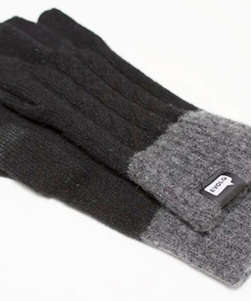 EVOLG(エヴォログ)の「【EVOLG/エヴォログ】LET2517 MINOS ニットグローブ 手袋(手袋・メンズ・ブラック/ネイビー/グレー/アイボリー・FREE)」の12枚目の写真