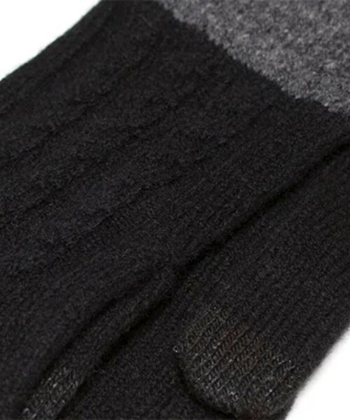 EVOLG(エヴォログ)の「【EVOLG/エヴォログ】LET2517 MINOS ニットグローブ 手袋(手袋・メンズ・ブラック/ネイビー/グレー/アイボリー・FREE)」の13枚目の写真