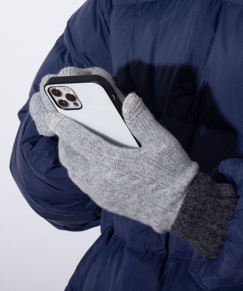 EVOLG(エヴォログ)の「【EVOLG/エヴォログ】LET2517 MINOS ニットグローブ 手袋(手袋・メンズ・ブラック/ネイビー/グレー/アイボリー・FREE)」の15枚目の写真