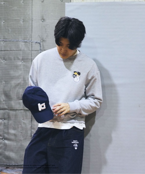 kaoyorinakami(カオヨリナカミ)の「Reebok boy sweat / リーボックボーイスウェット(スウェット・メンズ・グレー/ブラック・SMALL/LARGE/MEDIUM)」の7枚目の写真