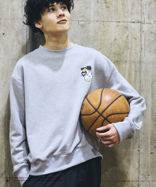 kaoyorinakami(カオヨリナカミ)の「Reebok boy sweat / リーボックボーイスウェット(スウェット・メンズ・グレー/ブラック・SMALL/LARGE/MEDIUM)」の10枚目の写真