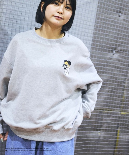 kaoyorinakami(カオヨリナカミ)の「Reebok boy sweat / リーボックボーイスウェット(スウェット・メンズ・グレー/ブラック・SMALL/LARGE/MEDIUM)」の16枚目の写真