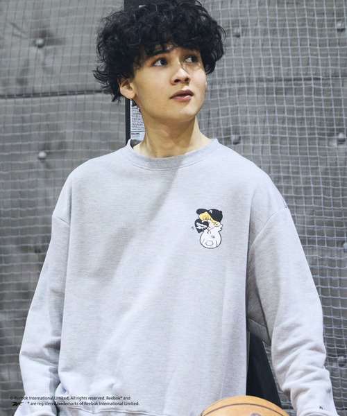 kaoyorinakami(カオヨリナカミ)の「Reebok boy sweat / リーボックボーイスウェット(スウェット・メンズ・グレー/ブラック・SMALL/LARGE/MEDIUM)」の19枚目の写真