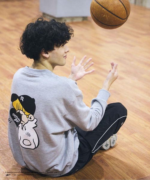 kaoyorinakami(カオヨリナカミ)の「Reebok boy sweat / リーボックボーイスウェット(スウェット・メンズ・グレー/ブラック・SMALL/LARGE/MEDIUM)」の13枚目の写真