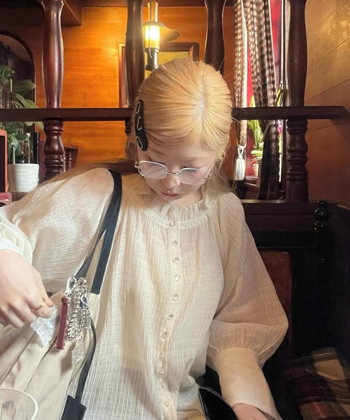 solleim（ソルレム）の「オフショルシアーチェックブラウス（シャツ/ブラウス・レディース・ブラック/オフホワイト・M/L）」の15枚目の写真