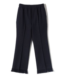 SHIPS Primary Navy Label:ブッチャー ツイード フリンジ パンツ