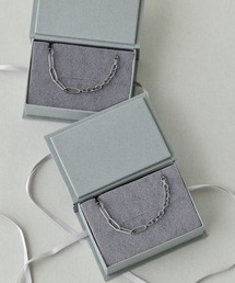 Phoebe | <限定ペア商品>【金属アレルギー対応】チャンキーミックスペアチェーンブレスレット/サージカルステンレス/BOX付き/シンプルチェーン(ブレスレット)
