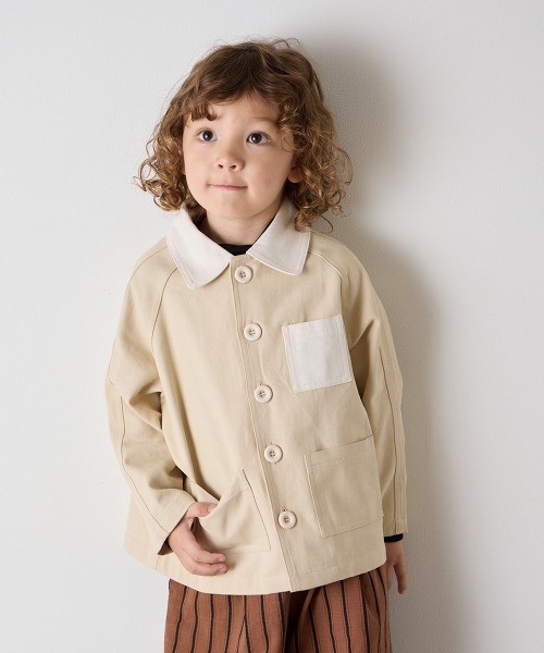 バイカラーカバーオール（その他アウター）｜riziere（リジェール）の