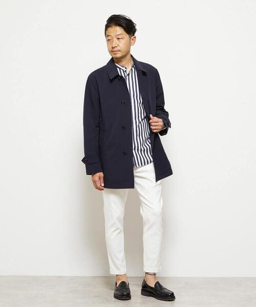 MEN'S MELROSE（メンズメルローズ）の「《WEB限定》【全6サイズ×7色展開】ハイストレッチアンクルテーパードパンツ（チノパンツ・メンズ・ブラック/ブルー/グレー/ホワイト/ネイビー/ベージュ/チャコールグレー・2/3/4/5/6/7）」の12枚目の写真