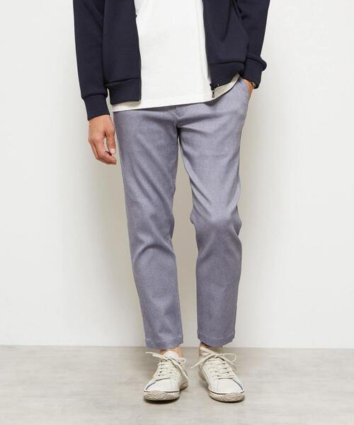 MEN'S MELROSE（メンズメルローズ）の「《WEB限定》【全6サイズ×7色展開】ハイストレッチアンクルテーパードパンツ（チノパンツ・メンズ・ブラック/ブルー/グレー/ホワイト/ネイビー/ベージュ/チャコールグレー・2/3/4/5/6/7）」の14枚目の写真