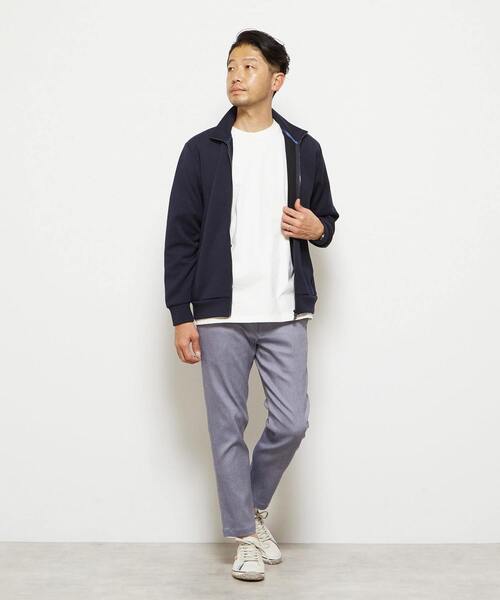 MEN'S MELROSE（メンズメルローズ）の「《WEB限定》【全6サイズ×7色展開】ハイストレッチアンクルテーパードパンツ（チノパンツ・メンズ・ブラック/ブルー/グレー/ホワイト/ネイビー/ベージュ/チャコールグレー・2/3/4/5/6/7）」の15枚目の写真