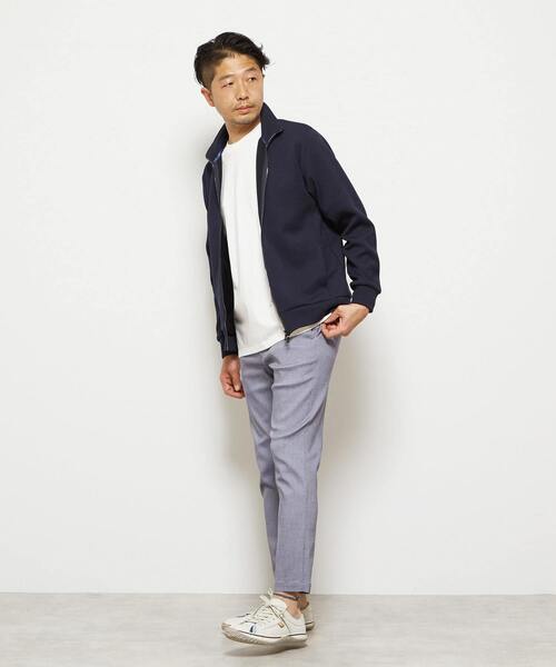 MEN'S MELROSE（メンズメルローズ）の「《WEB限定》【全6サイズ×7色展開】ハイストレッチアンクルテーパードパンツ（チノパンツ・メンズ・ブラック/ブルー/グレー/ホワイト/ネイビー/ベージュ/チャコールグレー・2/3/4/5/6/7）」の16枚目の写真