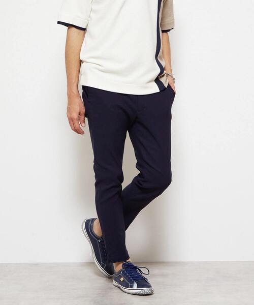 MEN'S MELROSE（メンズメルローズ）の「《WEB限定》【全6サイズ×7色展開】ハイストレッチアンクルテーパードパンツ（チノパンツ・メンズ・ブラック/ブルー/グレー/ホワイト/ネイビー/ベージュ/チャコールグレー・2/3/4/5/6/7）」の21枚目の写真
