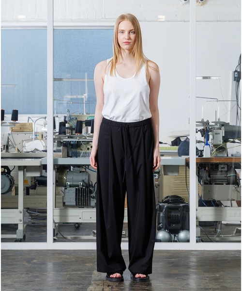 VOAAOV】T/R TYPEWRITER Wide Pants 【公式通販】