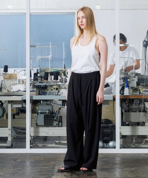 VOAAOV(ヴォアーブ)の「【VOAAOV】T/R TYPEWRITER Wide Pants(その他パンツ・メンズ・チャコールグレー/グレー/ブラック/ベージュ・1/2/0)」の6枚目の写真