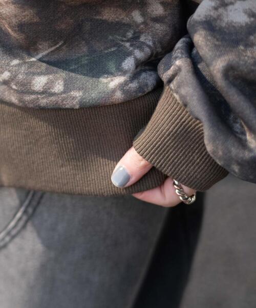 WEGO（ウィゴー）の「WEGO/【25年春夏新作】リアルツリーカモフラBIGZIPパーカー（パーカー・レディース・その他1・FREE）」の6枚目の写真