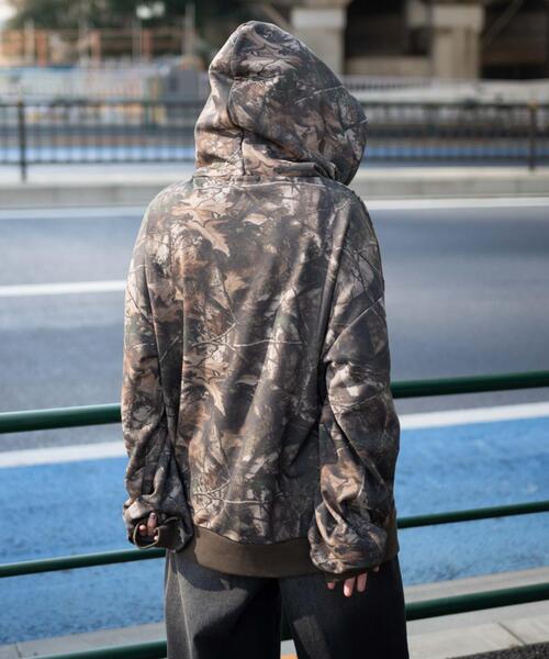 WEGO（ウィゴー）の「WEGO/【25年春夏新作】リアルツリーカモフラBIGZIPパーカー（パーカー・レディース・その他1・FREE）」の12枚目の写真