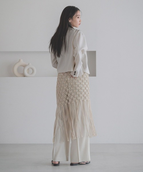 セール】ホップサックワイドパンツ 242754（スラックス