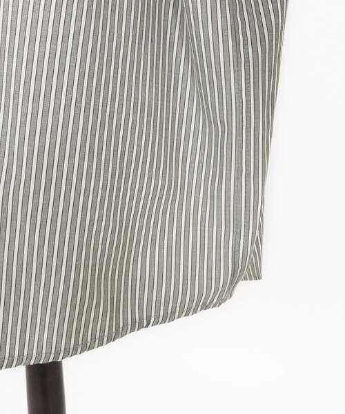 ADAM PATEK（アダムパテック）の「ADAMPATEK/striped anarchy shirt/ストライプアナーキーシャツ（シャツ/ブラウス・メンズ・ブルー/ブラック・1/2）」の12枚目の写真