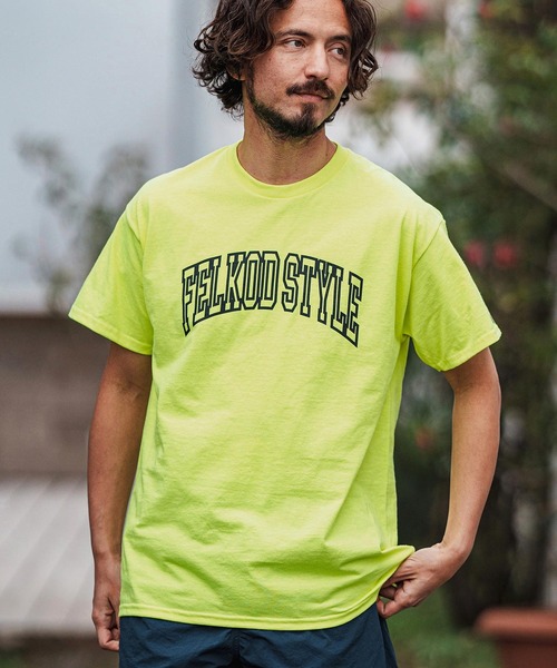 felkod(フィルコッド)の「mt9508- Dry touch Arch logo print Tee Tシャツ(Tシャツ/カットソー・メンズ・ホワイト/ブラック/グリーン系その他・XL/L/M/S)」の3枚目の写真