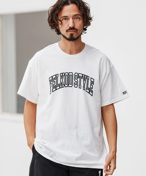 felkod(フィルコッド)の「mt9508- Dry touch Arch logo print Tee Tシャツ(Tシャツ/カットソー・メンズ・ホワイト/ブラック/グリーン系その他・XL/L/M/S)」の10枚目の写真