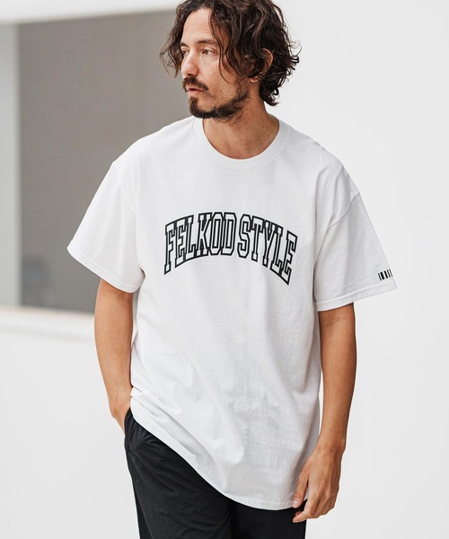 felkod(フィルコッド)の「mt9508- Dry touch Arch logo print Tee Tシャツ(Tシャツ/カットソー・メンズ・ホワイト/ブラック/グリーン系その他・XL/L/M/S)」の11枚目の写真