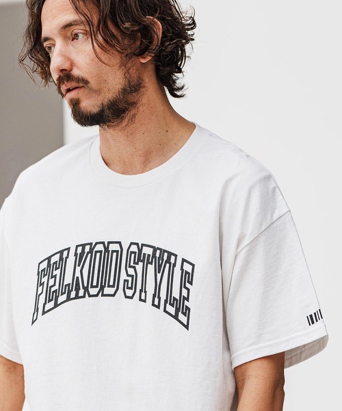 felkod(フィルコッド)の「mt9508- Dry touch Arch logo print Tee Tシャツ(Tシャツ/カットソー・メンズ・ホワイト/ブラック/グリーン系その他・XL/L/M/S)」の12枚目の写真