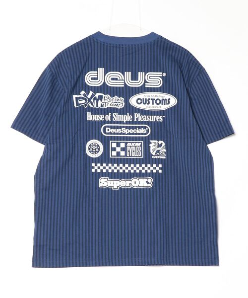 Deus Ex Machina☆SPLIT LANE TEE モトジャージ 半袖Tシャツ Deus Ex Machina☆SPLIT LANE TEE モトジャージ 半袖Tシャツ
