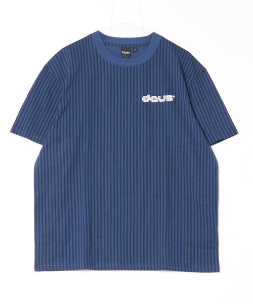 DEUS EX MACHINA(デウスエクスマキナ)の「【DEUS】Split Lane Tee スピリットレーンティー(Tシャツ/カットソー・メンズ・オレンジ/ブルー・MEDIUM/LARGE/X-LARGE)」の6枚目の写真