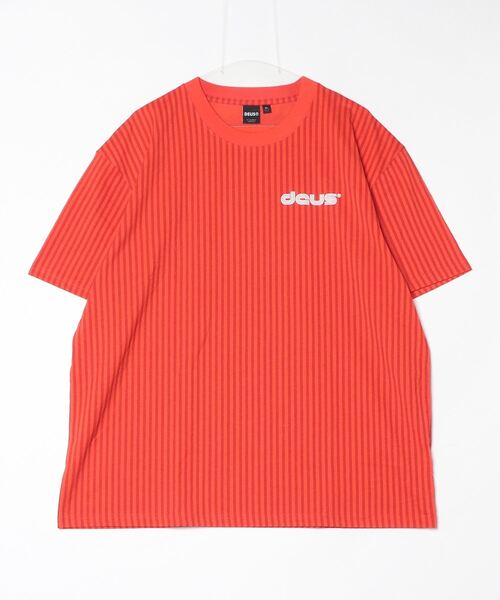 DEUS EX MACHINA(デウスエクスマキナ)の「【DEUS】Split Lane Tee スピリットレーンティー(Tシャツ/カットソー・メンズ・オレンジ/ブルー・MEDIUM/LARGE/X-LARGE)」の7枚目の写真