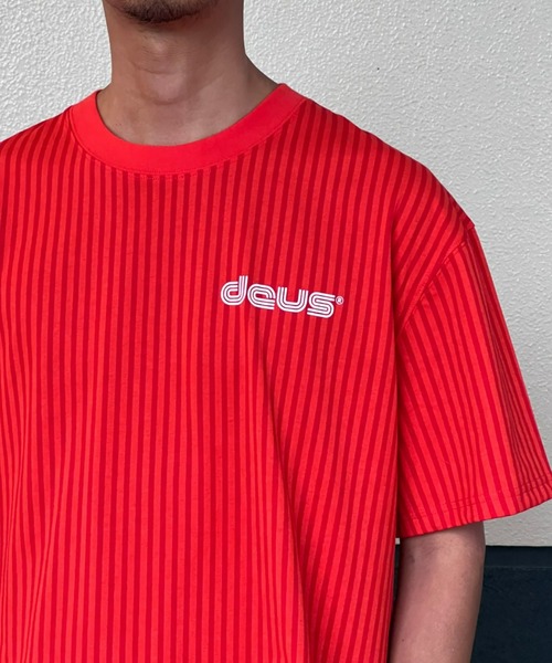 DEUS EX MACHINA(デウスエクスマキナ)の「【DEUS】Split Lane Tee スピリットレーンティー(Tシャツ/カットソー・メンズ・オレンジ/ブルー・MEDIUM/LARGE/X-LARGE)」の11枚目の写真