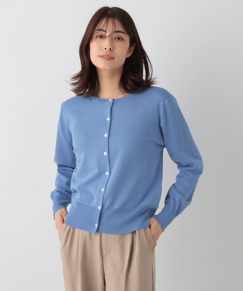 FOUND GOOD(ファウンドグッド)の「14GキレイナクルーニットCD(ニット/セーター・レディース・イエロー系2/ブルー系5/グリーン系2/グレー系/ベージュ/ブラック・L/M/S)」の5枚目の写真