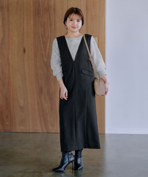 COHINA(コヒナ)の「COHINAレクタングルBAG 【低身長・小柄女性】(ショルダーバッグ・レディース・ブラック/グリーン/ベージュ・F)」の15枚目の写真