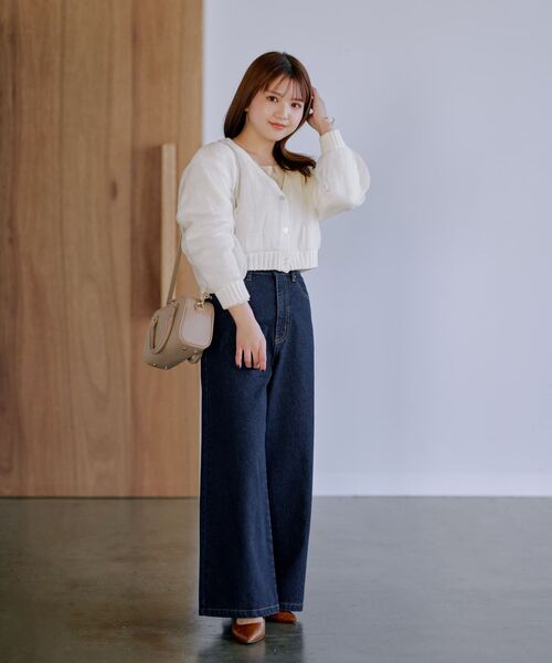 COHINA(コヒナ)の「COHINAレクタングルBAG 【低身長・小柄女性】(ショルダーバッグ・レディース・ブラック/グリーン/ベージュ・F)」の13枚目の写真