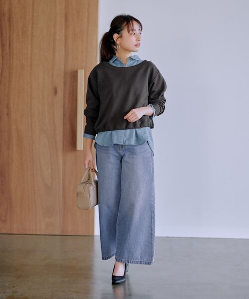 COHINA(コヒナ)の「COHINAレクタングルBAG 【低身長・小柄女性】(ショルダーバッグ・レディース・ブラック/グリーン/ベージュ・F)」の12枚目の写真